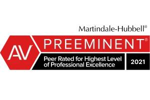 Martindale-Hubbell / Av Preeminent 2021 - Badge