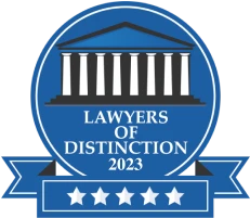 Lawyers of distinction 2023 - Badge